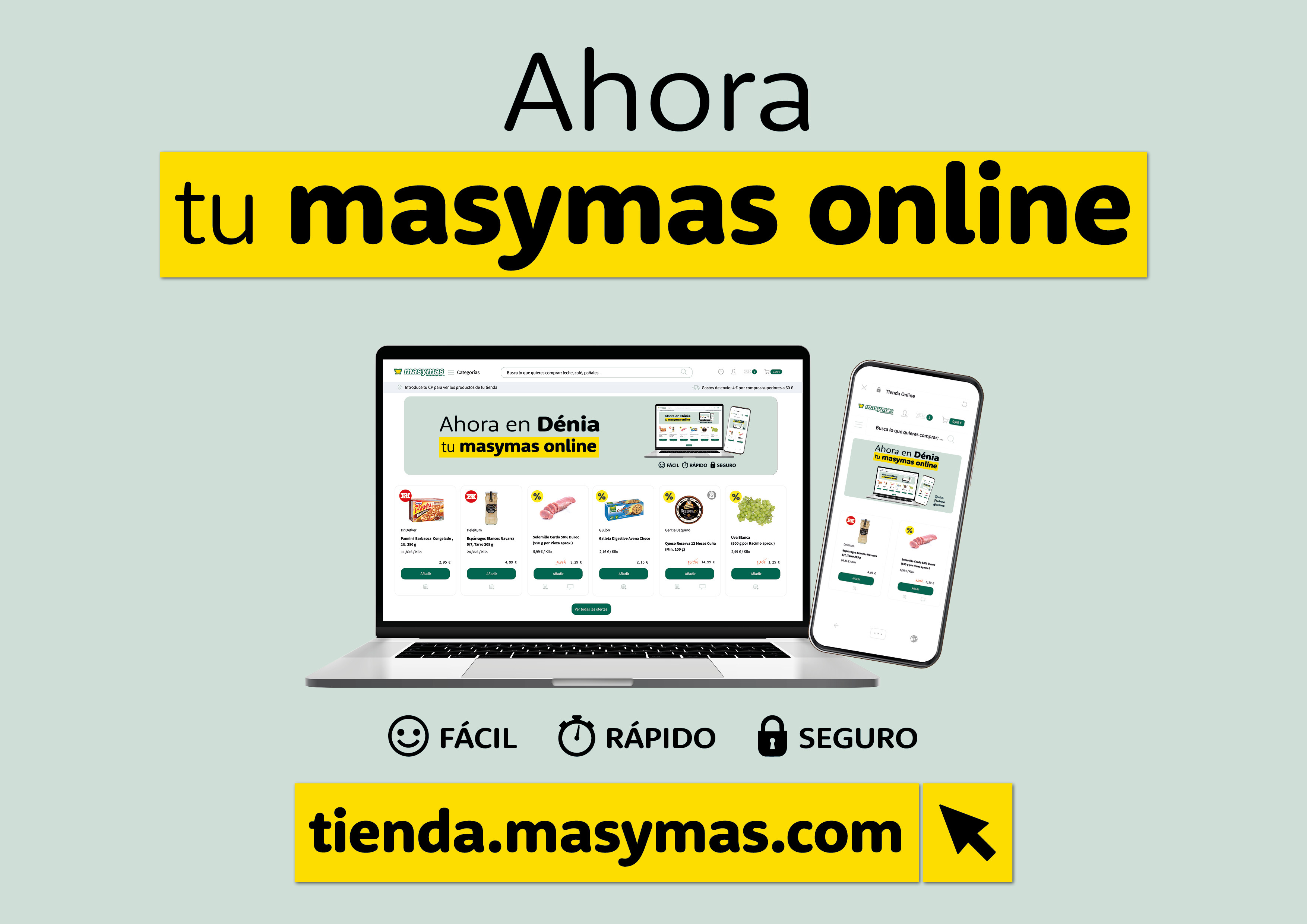 Masymas Supermercados presenta su tienda online