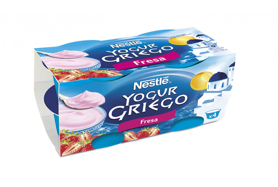 Las variedades del Yogur Griego de Nestlé, se presentan en dos prácticos formatos.