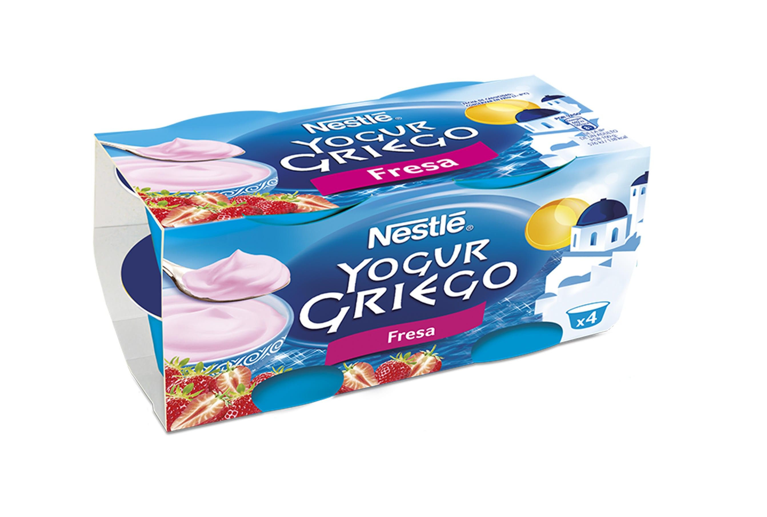 Nestlé Yogur sabor Fresa, Yogures Nestlé, Nestlé