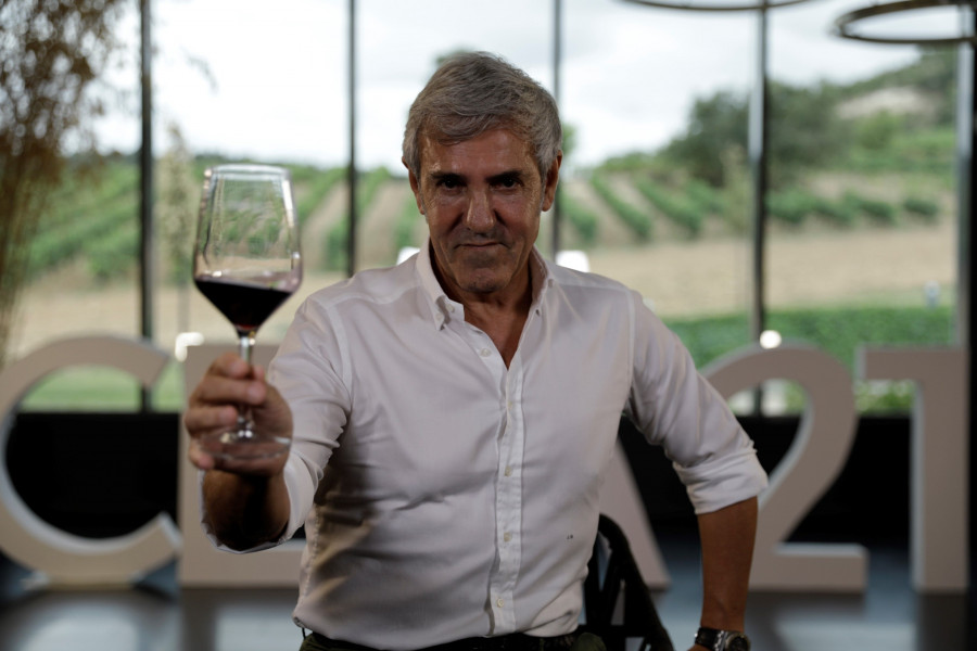 José Moro durante la presentación de nueva añada de su vino más joven, Hito 2020.