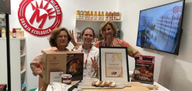 Las representantes de la marca durante Organic Food Iberia.