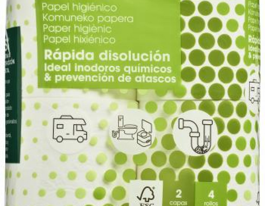 La categoría de Papel Higiénico fue una de las más competidas y la ganó Eroski por su Papel Higiénico Rápida Disolución Ideal Inodoros Químicos.