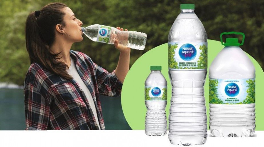 El agua de Nestlé Aquarel procede de Reservas de la Biosfera de la Unesco.