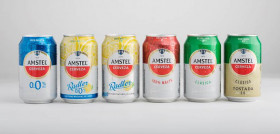 La nueva imagen estará presente en en toda la gama excepto en Amstel Oro y Amstel Radler Tostada.