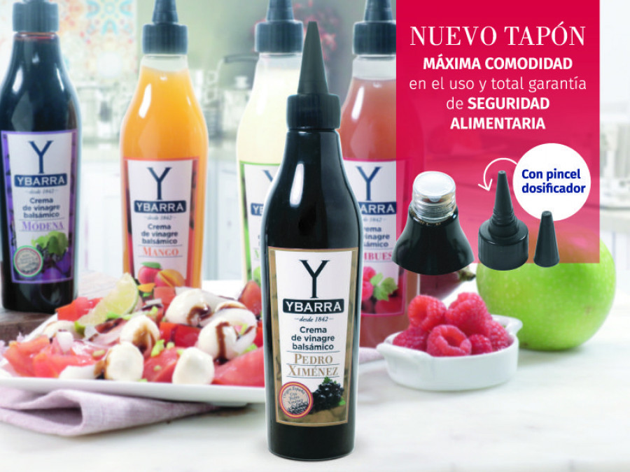 Nueva crema al Pedro Ximénez con tapón pincel termosellado.