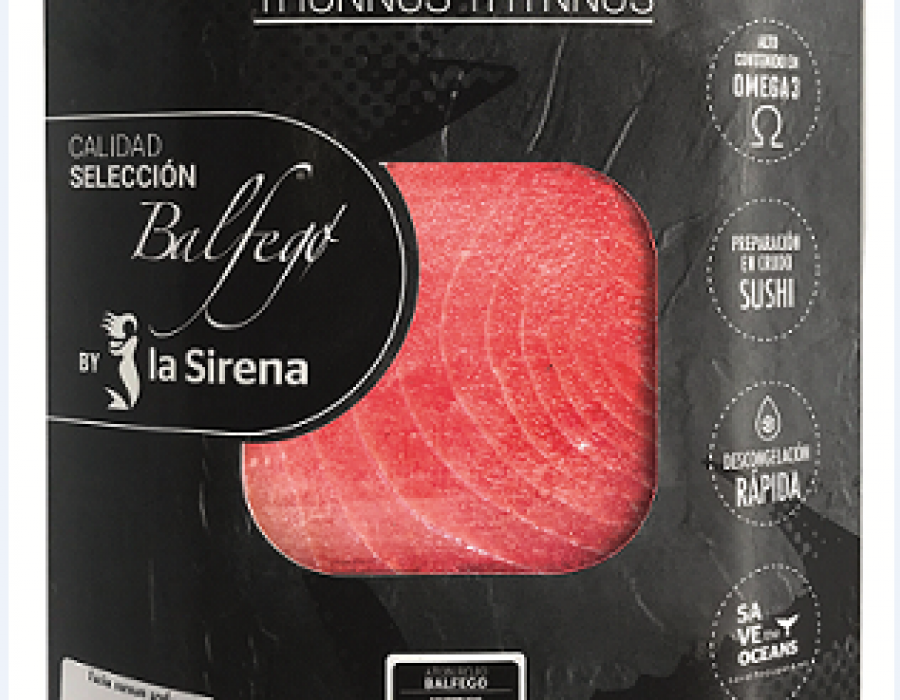 Así es el packaging del Saku Balfegó by la Sirena.