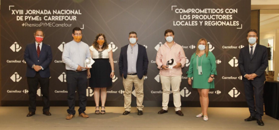 Los distintos representantes durante la jornada de Pymes.