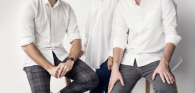 Los fundadores de Promos Andrius Jouzapaitis, Lina Beinortaite y Balys Baltakis.