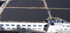 Uno de los proyectos fotovoltaico en una de las instalaciones de Grupo Fuertes.