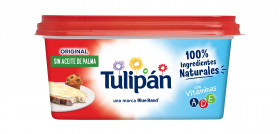 Así luce ahora la nueva Tulipán Original sin aceite de palma.