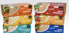 Vasitos microondeables de Golden Foods.