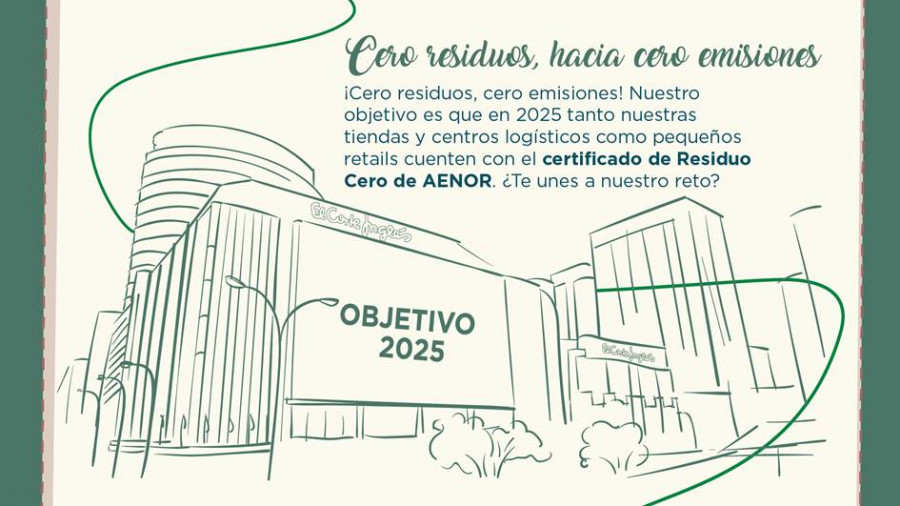 compañía ya cuenta con 55 centros y plataformas logísticas con certificación Residuo Cero (51 en España y 4 en Portugal), y el objetivo es que en 2022 lo estén todos.