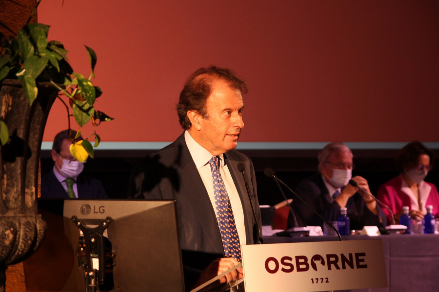 Ignacio Osborne, presidente de la compañía, durante la presentación de resultados de 2020.