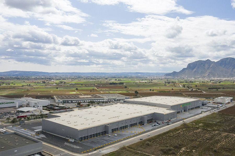 Ampliación del bloque logístico de Mercadona en San Isidro (Alicante).