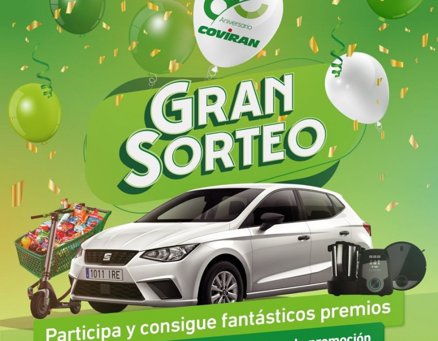 Aquellos clientes que realicen compras a partir de 60 euros podrán participar en el sorteo de un coche, marca Seat Ibiza, valorado en más de 15.000 euros.