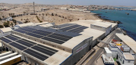 Parque Solar del Grupo Nueva Pescanova en Luderitz, Namibia.