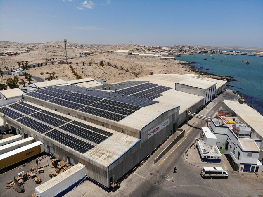 Parque Solar del Grupo Nueva Pescanova en Luderitz, Namibia.