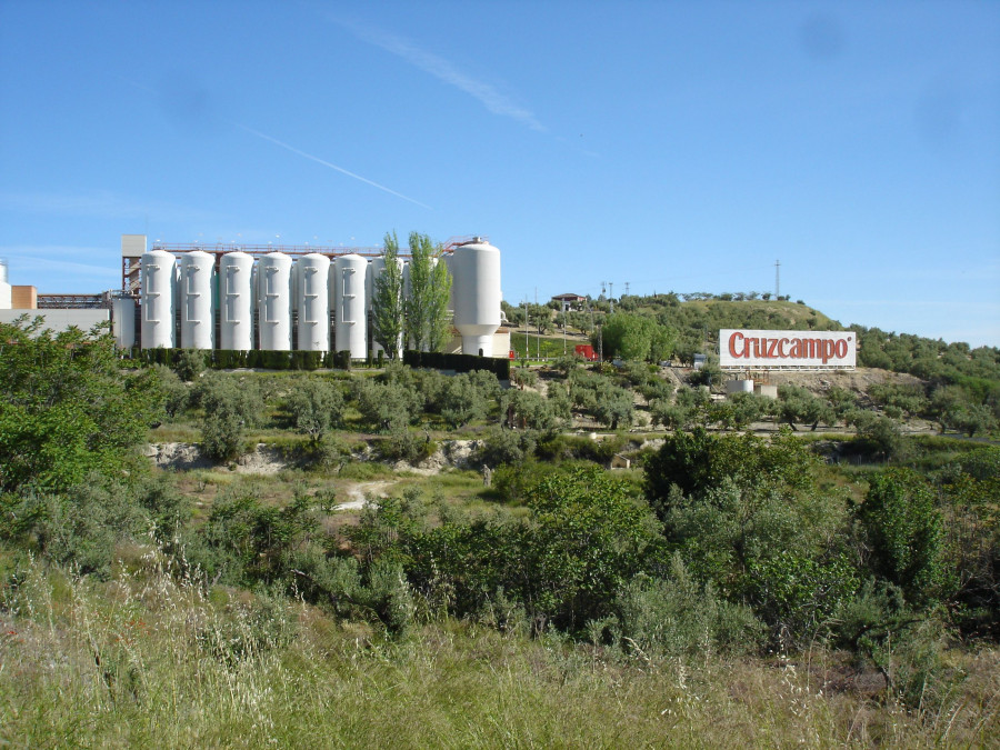 Fábrica de Cruzcampo en Jaén.