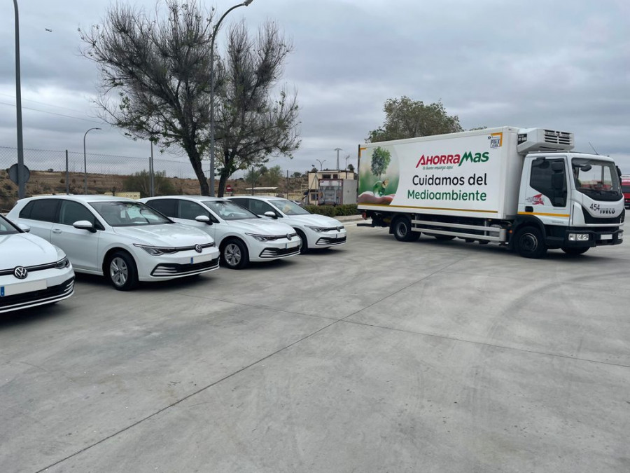 Ahorramas estará compuesta por un total de 135 turismos eco, a los que se suma una furgoneta de gas natural incorporada en 2019.