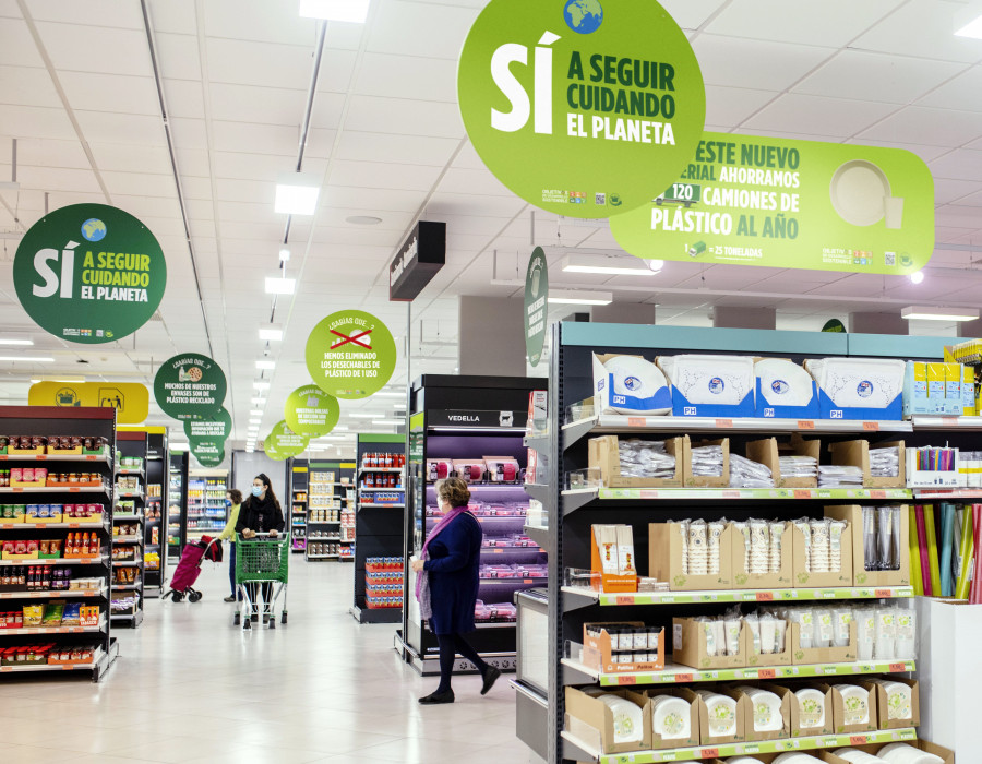 La cadena está llevando a cabo su Estrategia 6.25 para la reducción de plástico y la gestión de su residuo y transformará en 2021 todos sus centros al modelo Tienda 6.25.