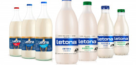 Letona amplía su gama de productos destinados al consumo doméstico con el lanzamiento de la leche UHT entera y semidesnatada.