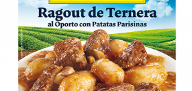 Nuevo ragout de ternera al Oporto con patatas parisinas.