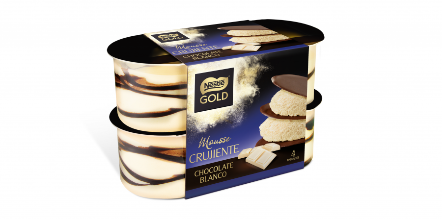 Nestlé Gold posee un 36,2% de cuota valor y un 23% de cuota volumen del mercado de mousses.