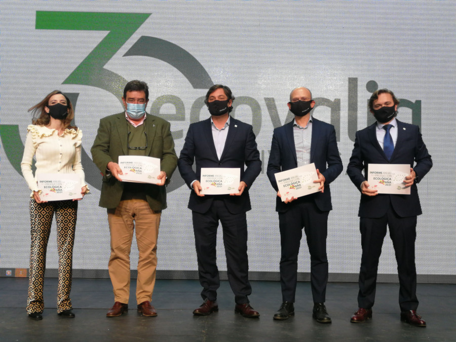 Momento del acto en el que se han presentado los principales datos del sector ecológico en España.