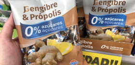 Los nuevos Caramelos de Jengibre, Limón y Própolis, en el lineal de Mercadona.