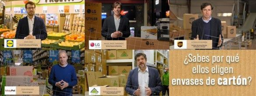 Fiabilidad, sostenibilidad y experiencia de compra son las razones por las que Lidl, Leroy Merlin, UPS, LG e Iskaypet eligen envases de cartón.
