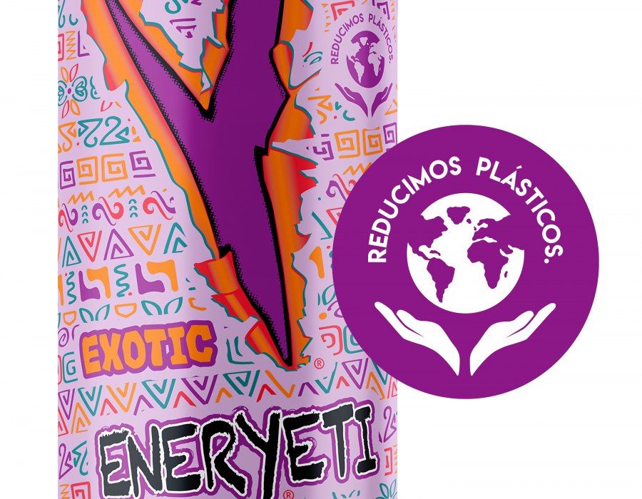 Desaparece la tapa de la bebida energética, reduciendo así más de 50.000 kilos de plásticos.