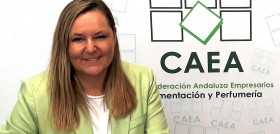 Virginia González Lucena, presidenta de la Confederación Andaluza de Empresarios de Alimentación y Perfumería (CAEA).