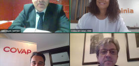 Mesa redonda virtual convocada por Ainia con la participación de Angulas Aguinaga, Covap y Martiko Ahumados.