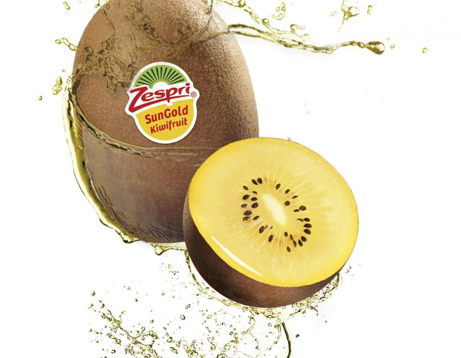 kiwi amarillo de Zespri.