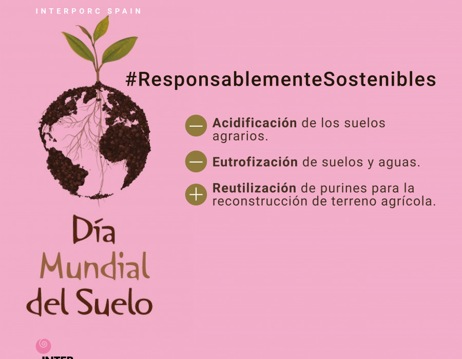 Interporc subraya los avances en la reducción de la acidificación de los suelos agrarios, la eutrofización de suelos y aguas o la reutilización de purines en la reconstrucción del terreno agríco