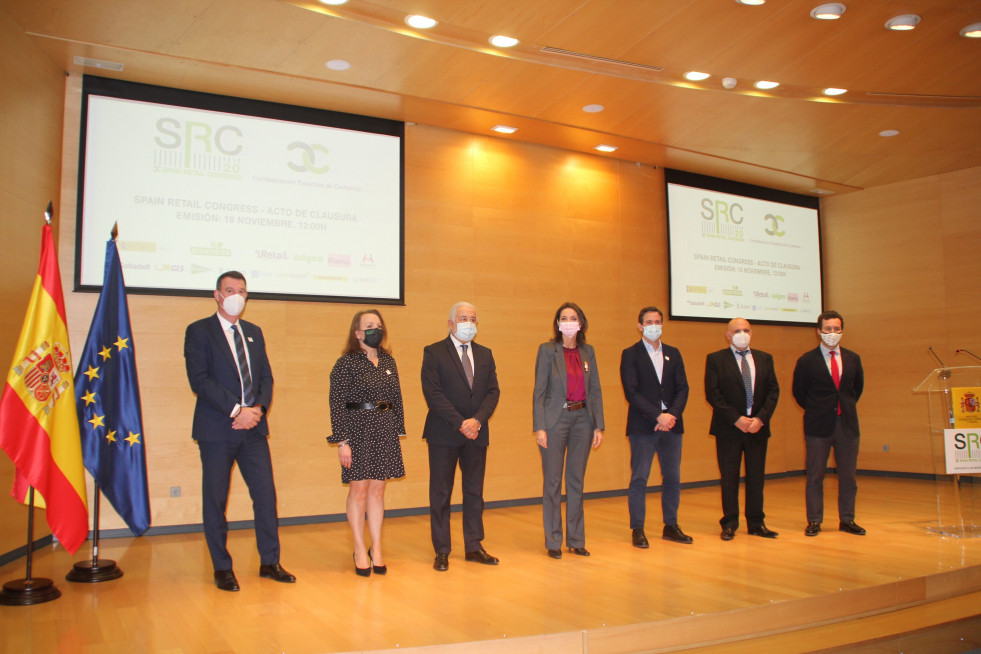 Foto de los participantes en la clausura del Spain Retail Congress.