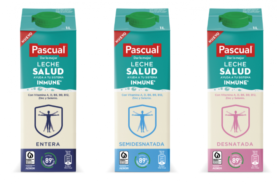 a nueva gama sigue la línea del resto de productos de Leche Pascual y está certificada en bienestar animal y se comercializa en el brik más sostenible del mercado.