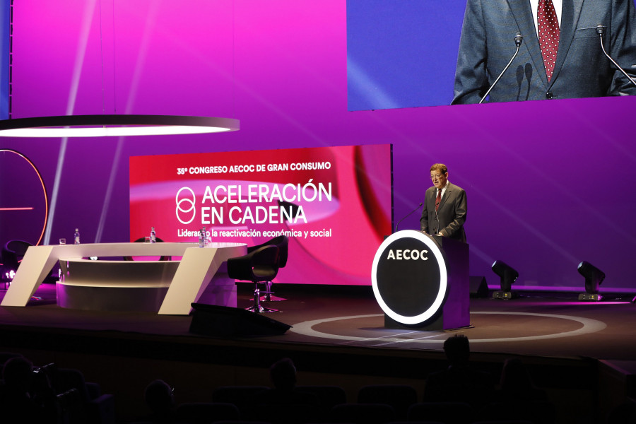 Ximo Puig ha cerrado el 35º congreso Aecoc de Gran Consumo, celebrado este año en Valencia durante la mañana del 28 de octubre.
