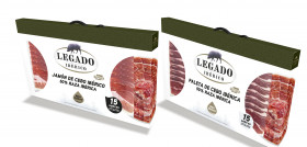 Los estuches ‘Legado Ibérico’ se presentan con un elegante diseño tanto para jamón como para paleta.