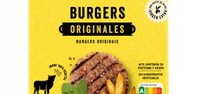 Esta burger aporta el 33% de la cantidad de proteína recomendada a diario con tan solo un 10% de la grasa.