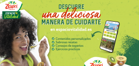 Con esta nueva campaña, la marca nos invita a unirnos a Espacio Vitalidad, la iniciativa creada por Zespri que alberga consejos, recomendaciones y testimonios de expertos en disciplinas como nutrici