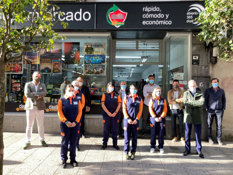 Se trata de la 9ª apertura de un supermercado franquiciado Claudio en 2020 después de las ocho inauguraciones efectuadas en las cuatro provincias gallegas.