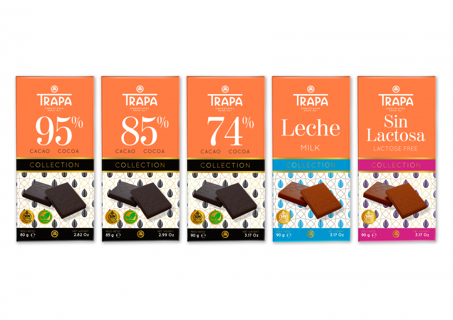 La  chocolatera española amplía su porfolio con el lanzamiento de su nueva gama de tabletas que se compone de cinco referencias; tres elaboradas con altos porcentajes de cacao y dos referencias con 