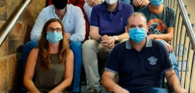Plantilla de colaboradores de Dulmatesa en el Centro de Navarrés (Valencia).