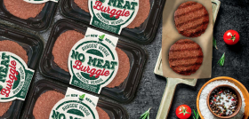No Meat Burggie está hecha a partir de aceite de oliva, proteína de guisante, sin alérgenos y con vitamina B12, y se presenta en un envase de 240 gramos que contiene dos medallones de 120 gramos ca