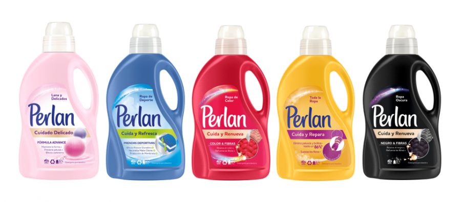 El equipo de packaging y supply chain de Henkel ha podido integrar una parte de PE reciclado en la gama completa de botellas de Perlan en el mercado de Europa occidental, al mismo tiempo que conserva 