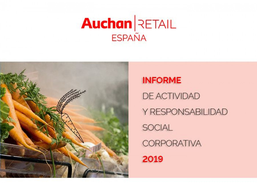 Auchan Retail España recoge en su Informe de Actividad y RSC 2019 los principales hitos y avances en materia de sostenibilidad desarrollados a lo largo del pasado ejercicio.