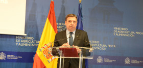 Luis Planas, Ministro de Agricultura, Pesca y Alimentación, durante la comparecencia en la que ha hecho públicos los datos del Informe de Consumo Alimentario en España 2019.