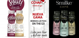 La nueva gama cuenta, por un lado, con Smilke Avena, con ingredientes como leche, avena, miel y cacao, y por otro lado, con Smilke Café, con café puro 100% arábica.