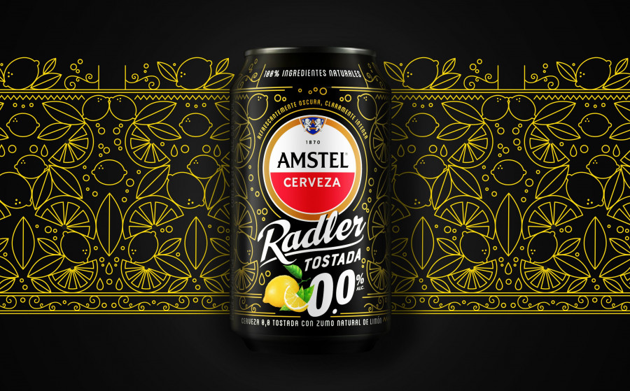 La nueva Amstel Radler Tostada 0,0% ofrece una alternativa para los amantes de las cervezas con limón, que no quieren renunciar al cuerpo y sabor de una tostada y la opción de tomar una 0,0.